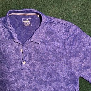 Puma Golf Polo Camo Pattern